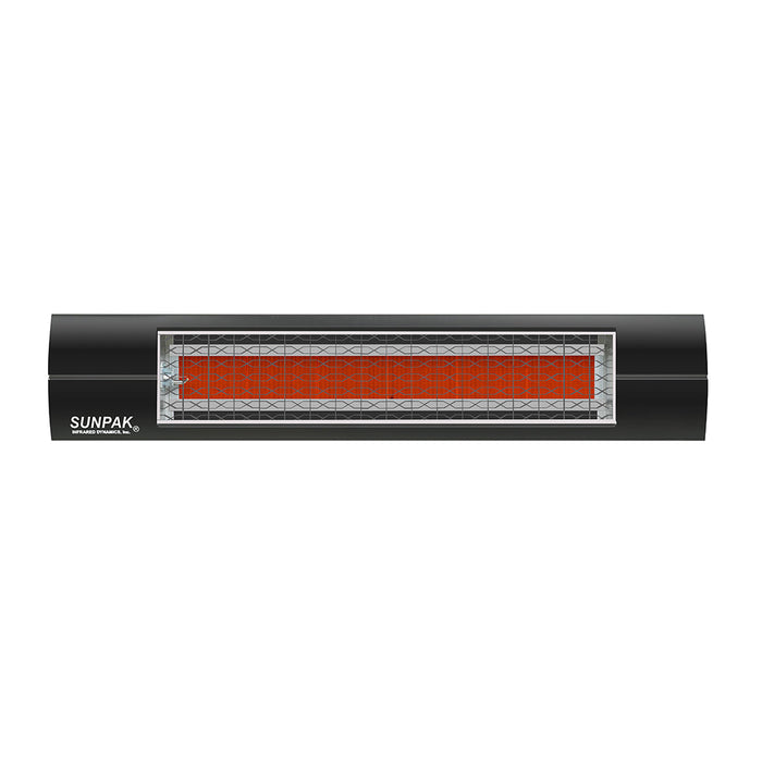 Sunpak 12020 2 Black Front Fascia Kit Outdoor Infrared Patio Heater Accessory - 46 x 9 x 2 in.