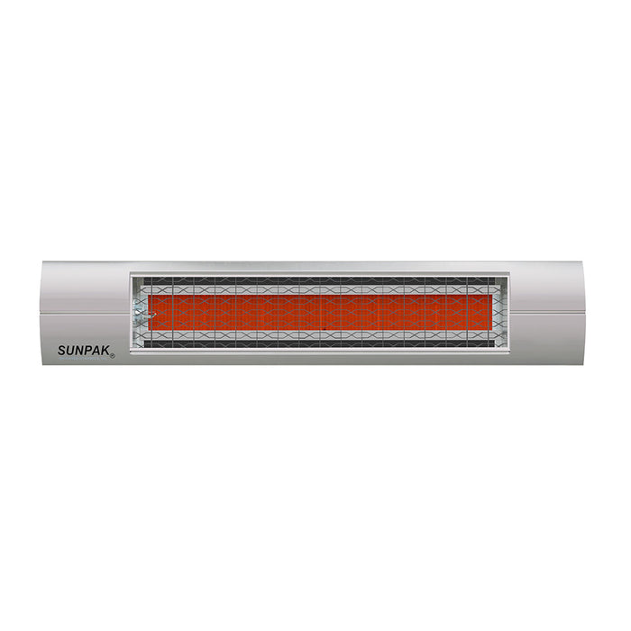 Sunpak 12020 Stainless Steel Front Fascia Kit Outdoor Infrared Patio Heater Accessory - 46 x 9 x 2 in.